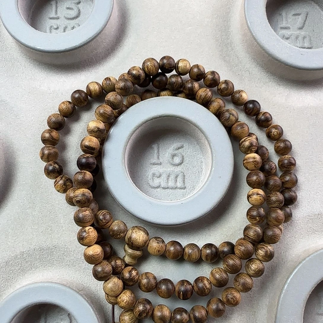 沉香手串达拉干 0.7 17.2g 虎斑