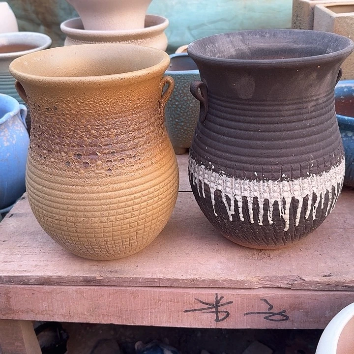 红陶微瑕花盆处理来啦