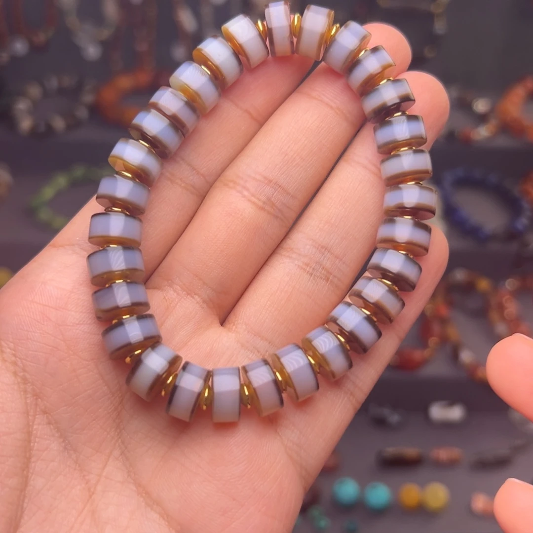 玛瑙/玉髓未镶嵌手链