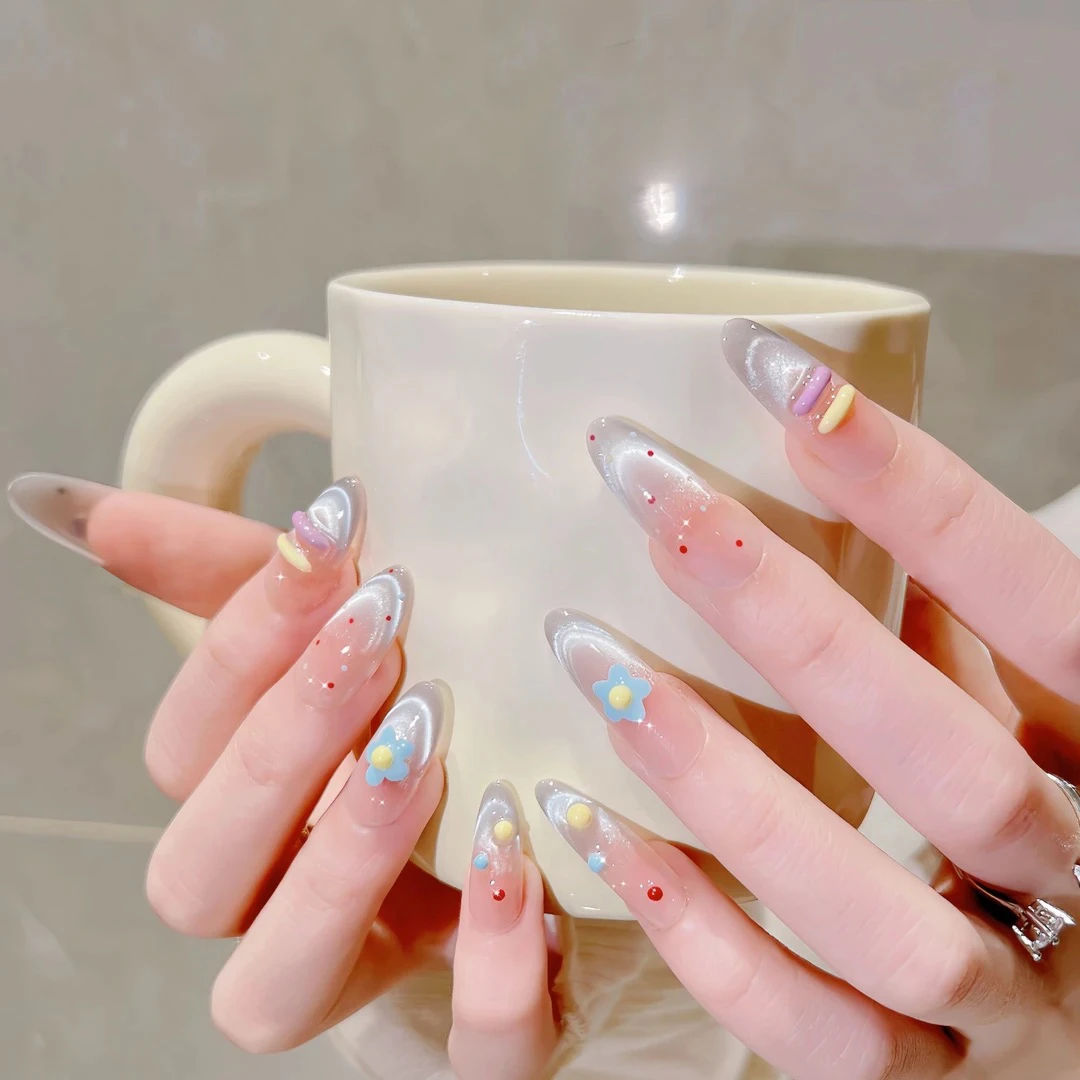 【海盐小云朵】纯手工穿戴甲10片装宠粉爆款气质手工甲W