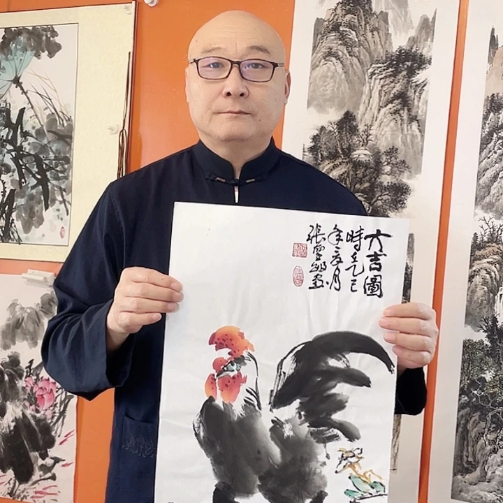 国画张圣敏先生纯手绘作品