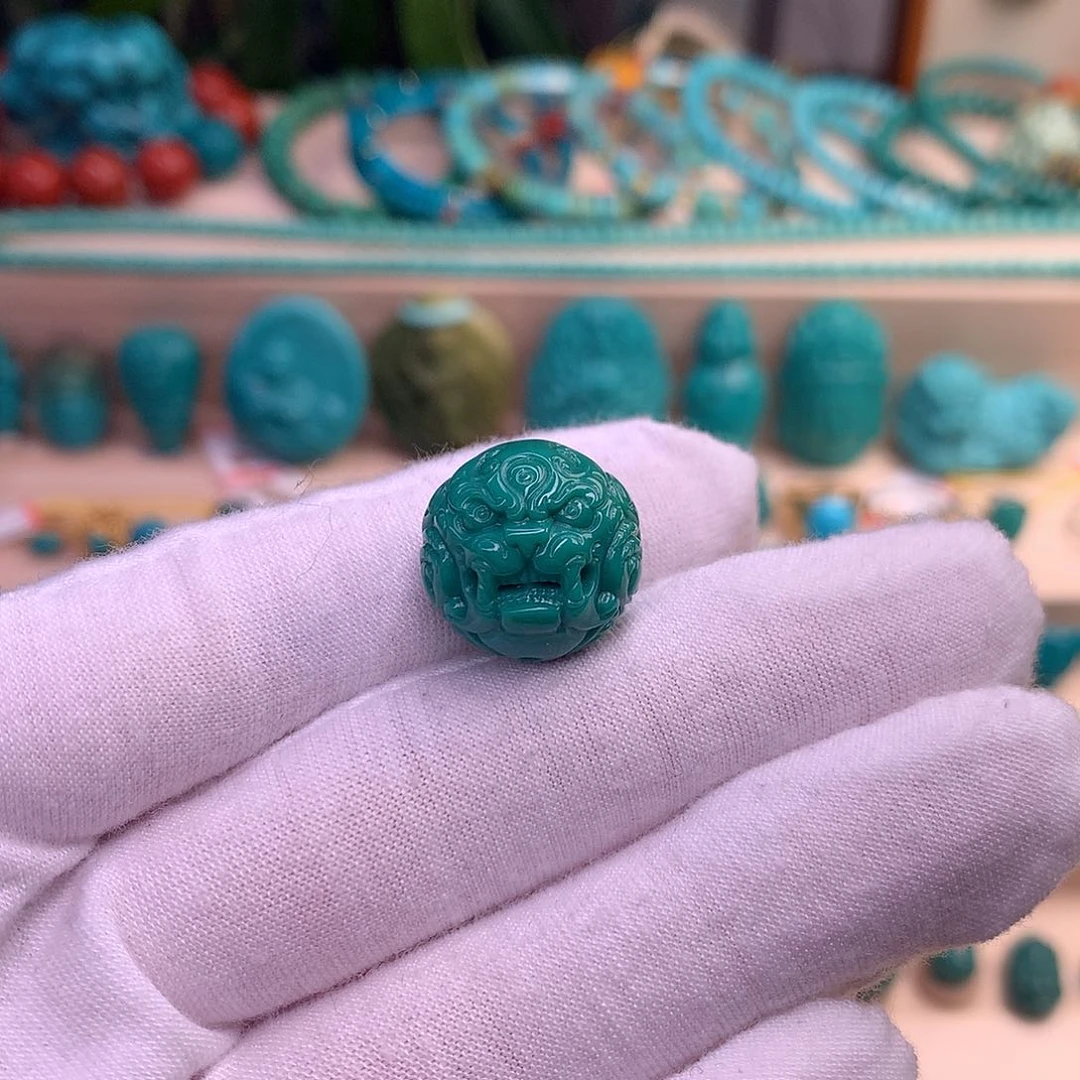 绿松石珠宝半成品未镶嵌