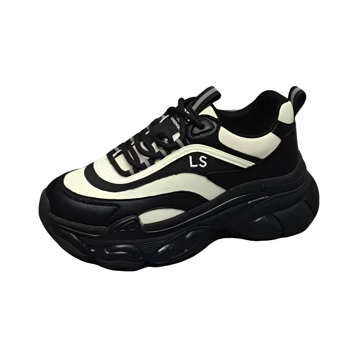 一仓6725  4173真皮厚底老爹鞋 （标准尺码）