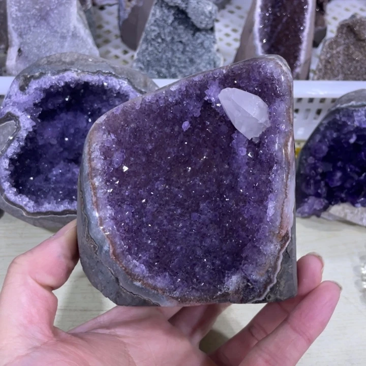 紫晶方解石未镶嵌