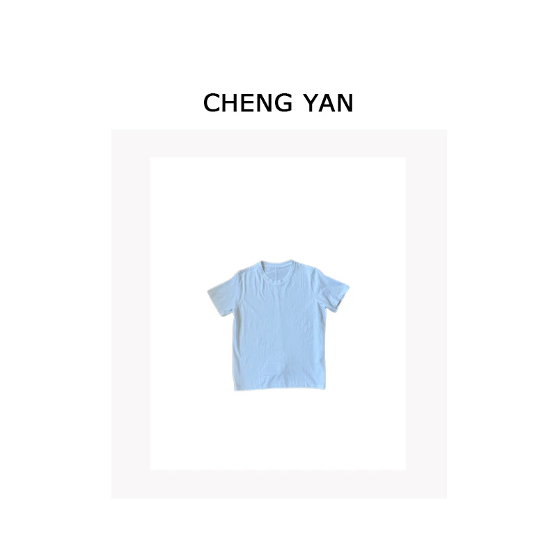 CHENGYAN无侧缝百搭短袖