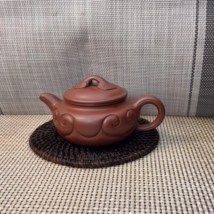 紫砂茶杯如意仿古壶