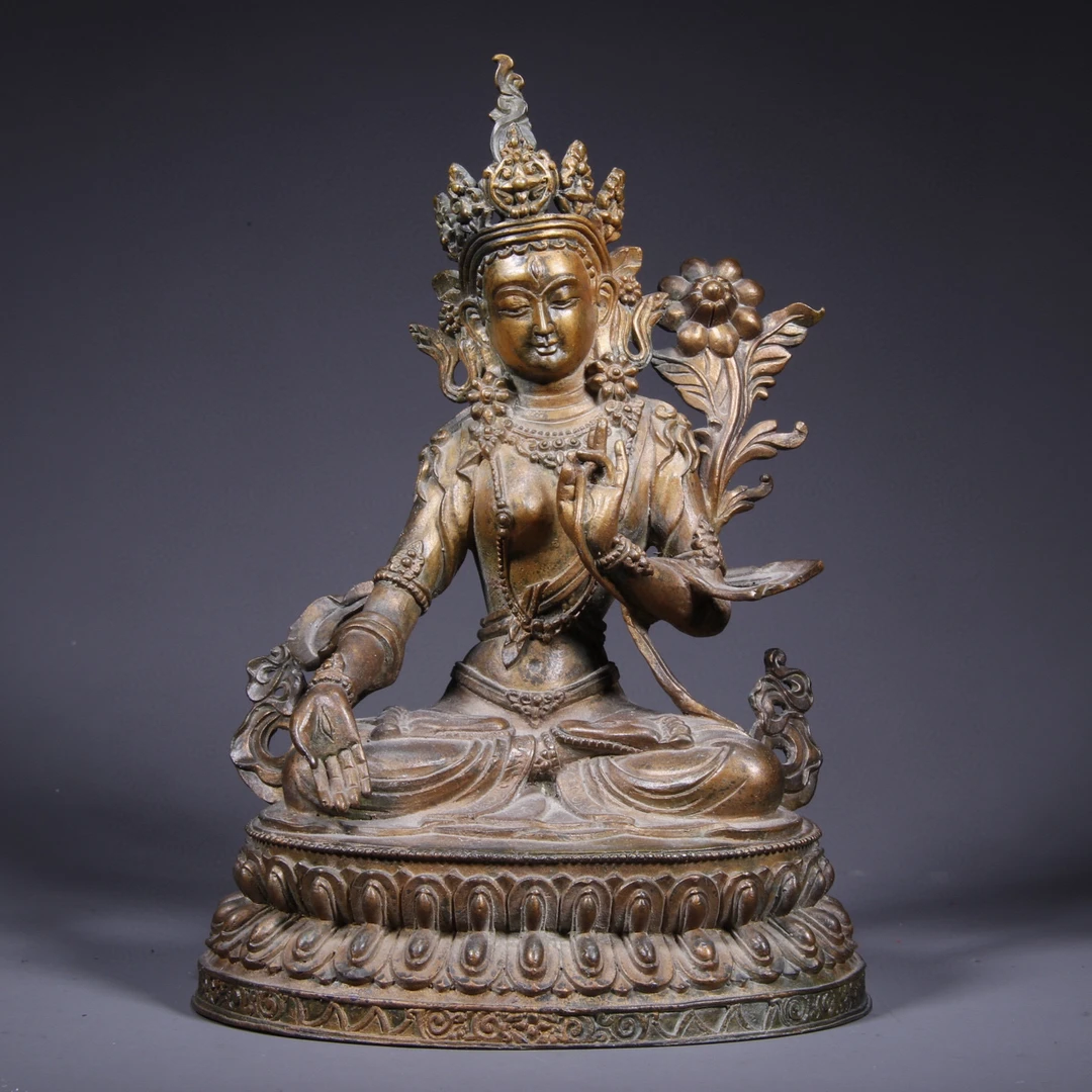 清代铜度母摆件 65783