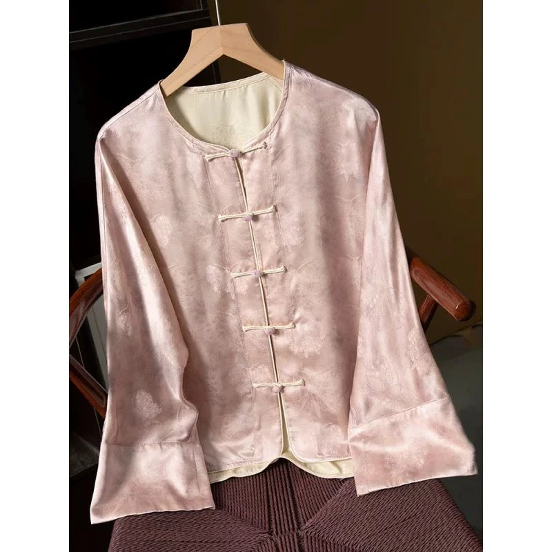 【梦蝶】重磅夏季新款新中式国风提花外套-20240678-阿珍