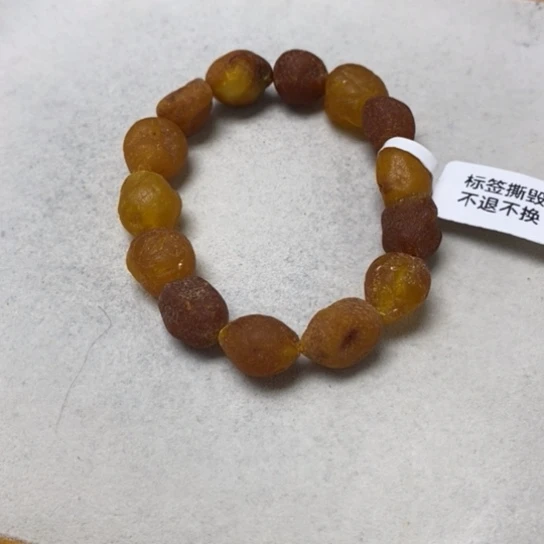 未镶嵌蜜蜡裸石串