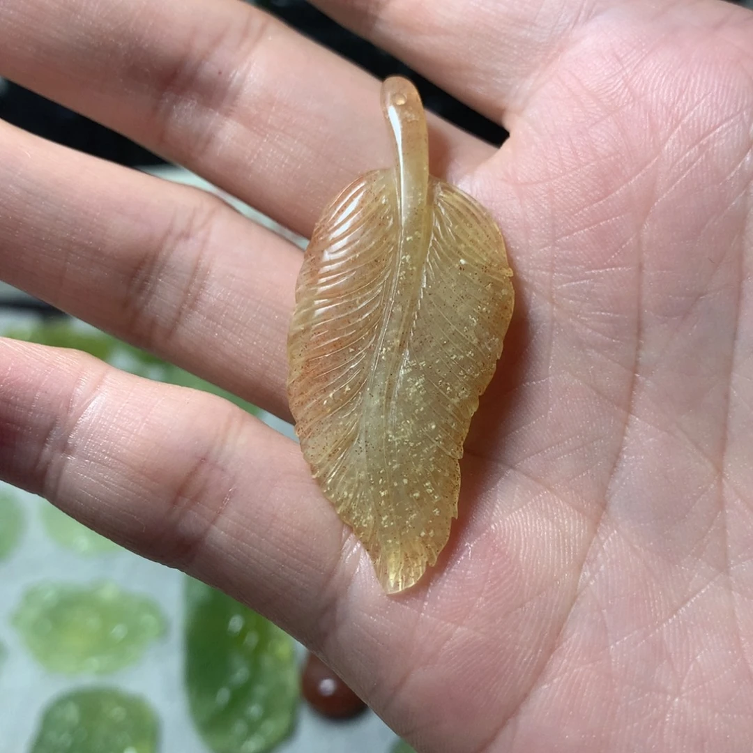 蛇纹石玉合金颈饰