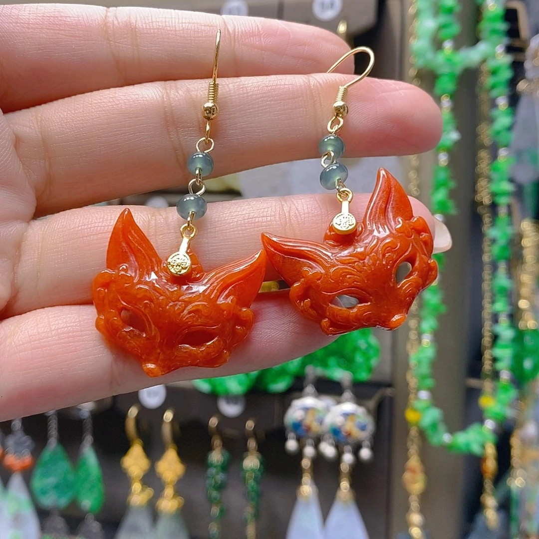 未镶嵌翡翠耳饰翡翠