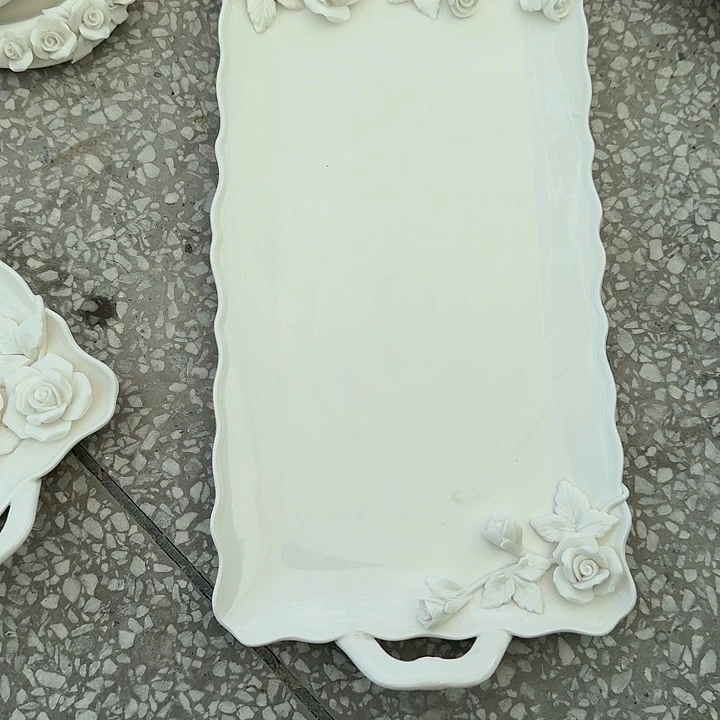 瑕疵禁热用捏花长盘