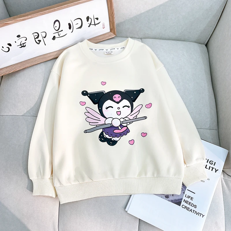 春季新款卡通卫衣女大童男童休闲宽松圆领长袖卫衣zb5357简约童品