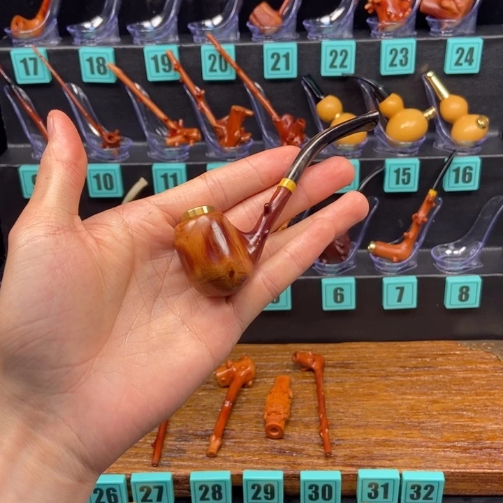 日***方檬子木手工香烟嘴