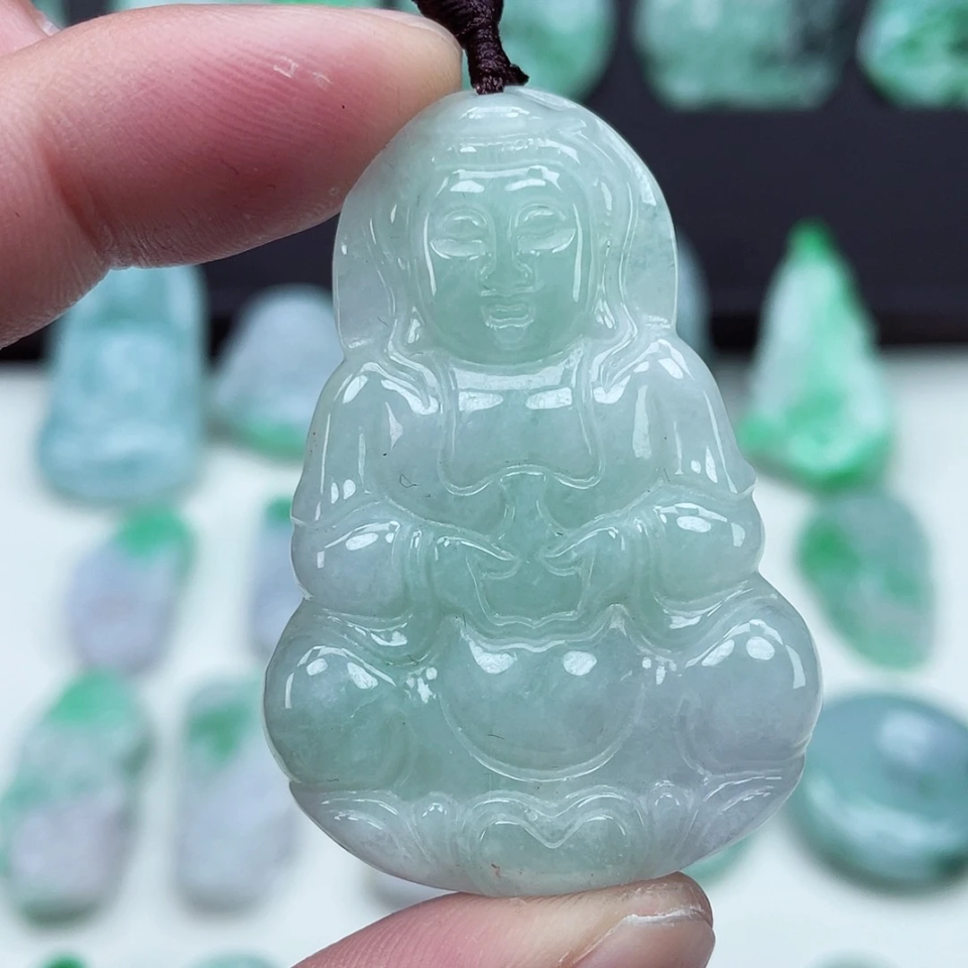 翡翠颈饰未镶嵌翡翠吊坠