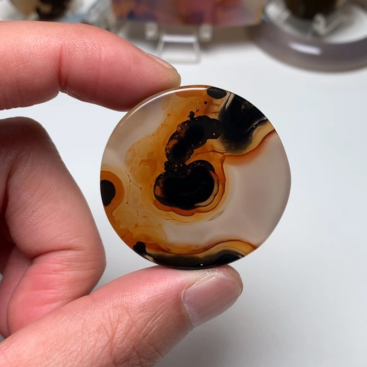 玛瑙/玉髓吊坠(不含链)未镶嵌爱*孓