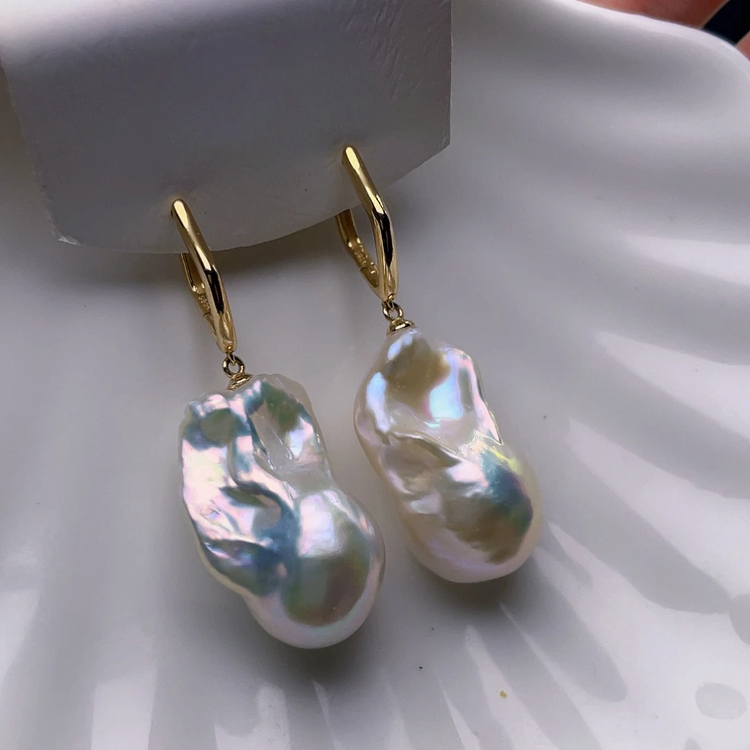 淡水珍珠耳饰未镶嵌西