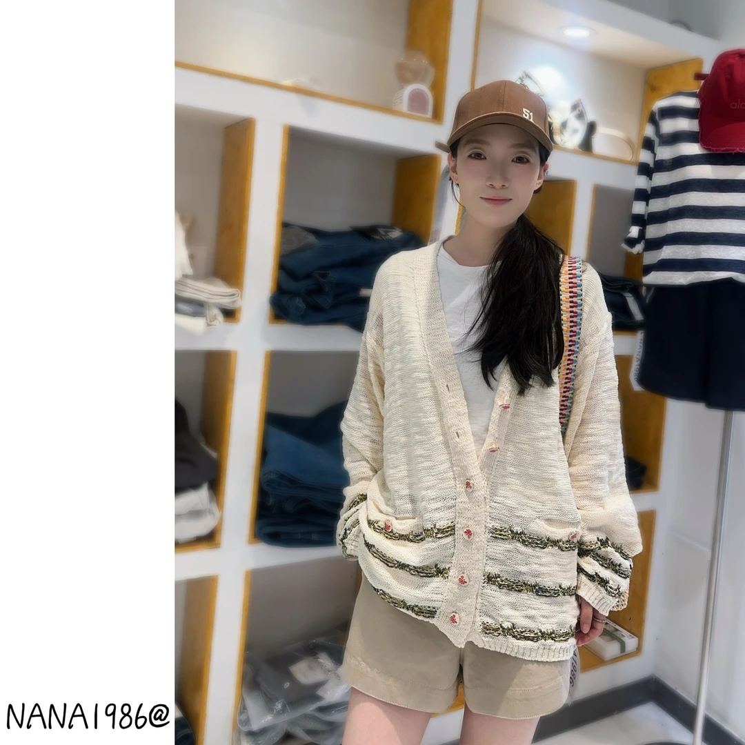 NANA家【白色恋人】时尚欧货开衫@7089
