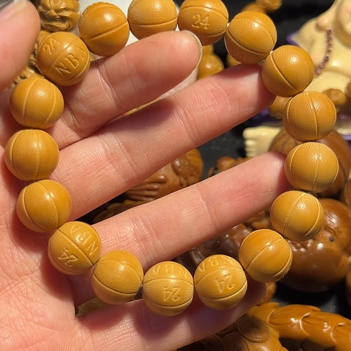 橄榄核手串/手链猴头篮球
