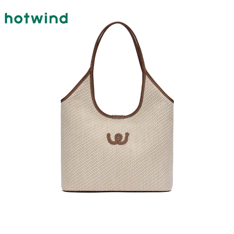 热风2025年春季新款女士前后拼接单肩软包B66W25104