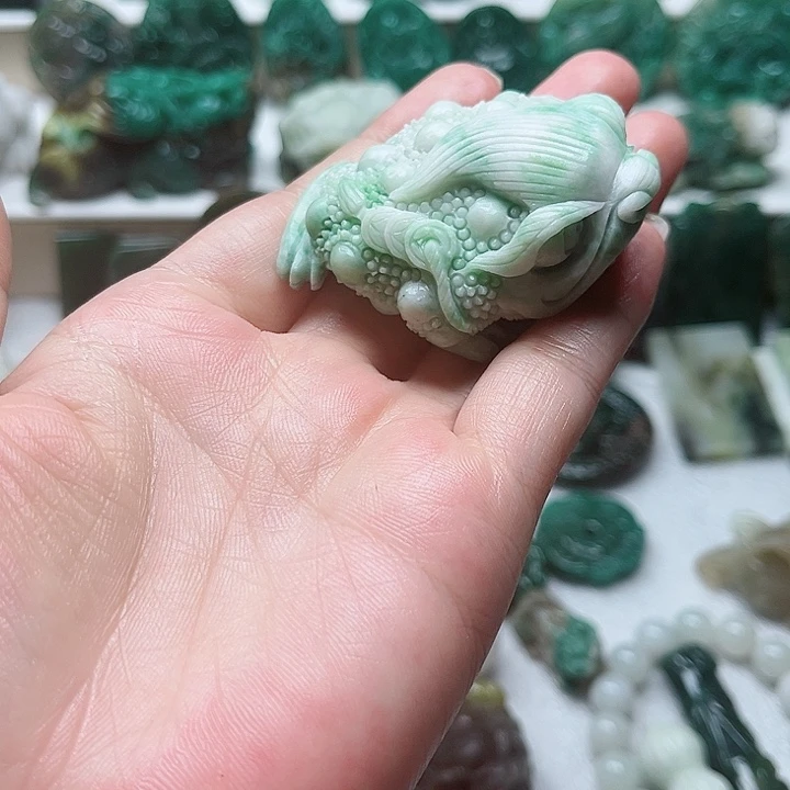 岩***律独山玉未镶嵌吊坠