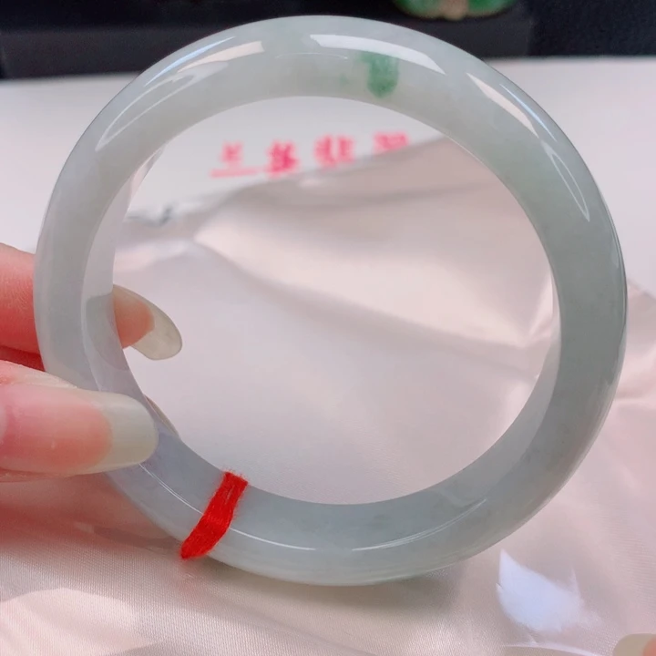 翡翠未镶嵌手镯58圈