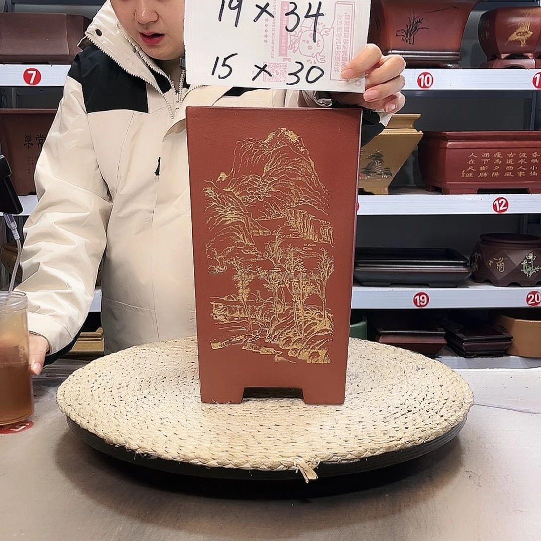 紫砂花盆紫砂花盆