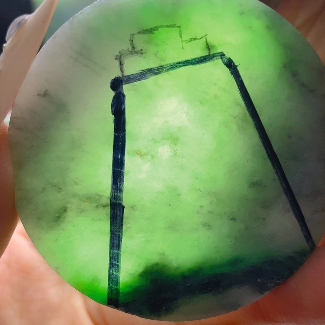 未镶嵌挂件翡翠天然缅甸翡翠a货