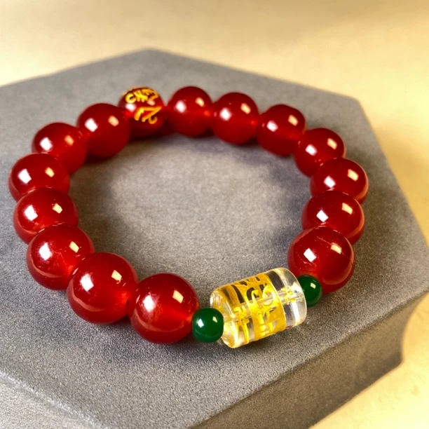 【小天总专属】W052- Diy配饰-精美设计款红手串-多样性发其一