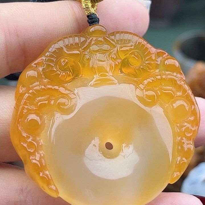 玛瑙/玉髓吊坠未镶嵌鹰*