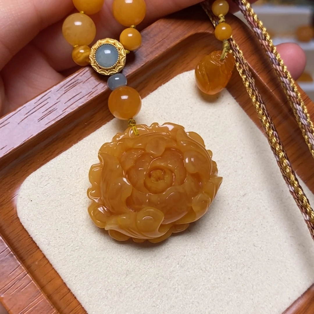 【闪购商品】未镶嵌颈饰蜜蜡项链