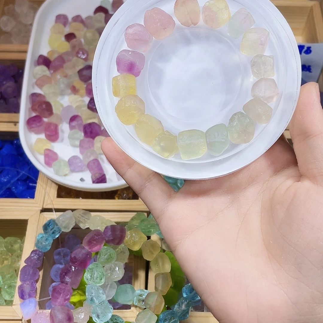 水晶珠宝半成品未镶嵌桃**夭