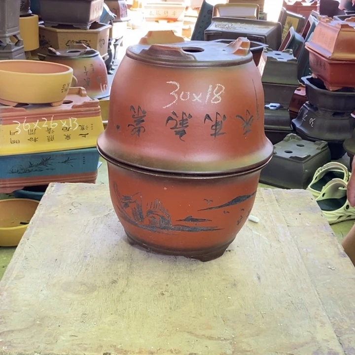 紫砂花盆紫砂紫砂