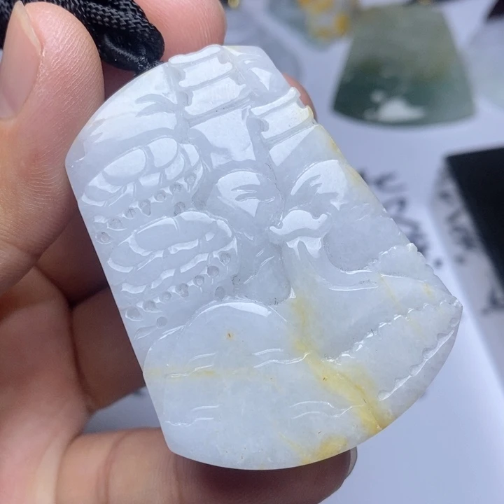 颈饰未镶嵌翡翠翡翠