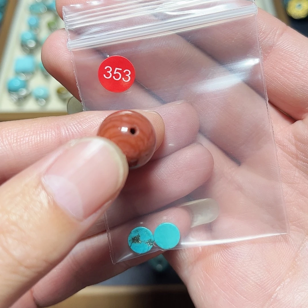 可***心玛瑙/玉髓未镶嵌圆珠桶珠老型手串！！