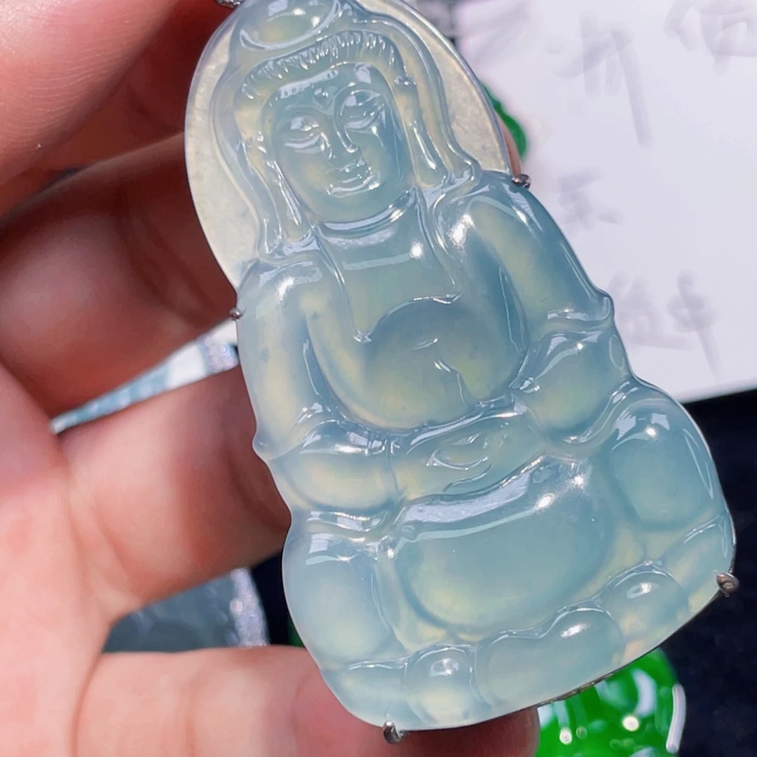 翡翠未镶嵌颈饰6，