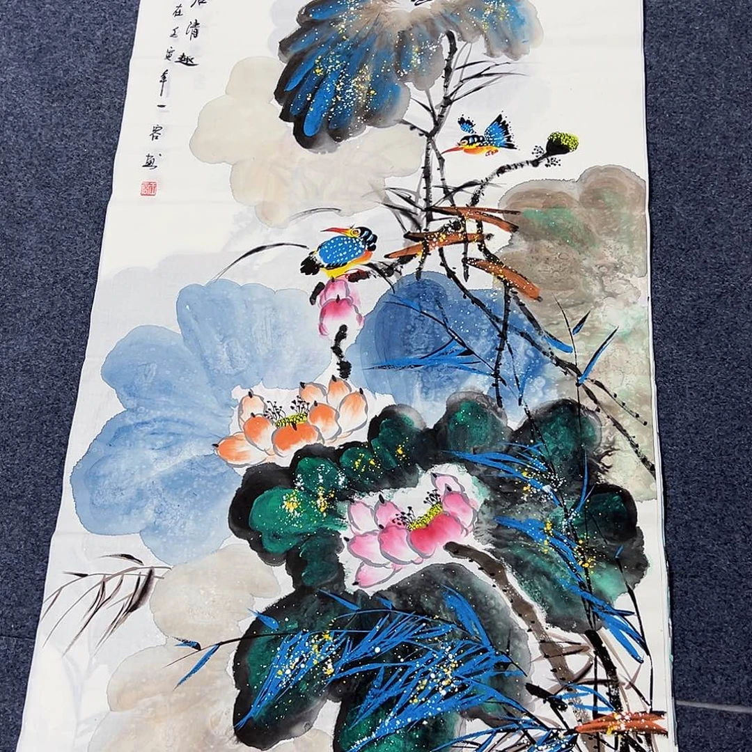 国画事事顺心如意万事如意