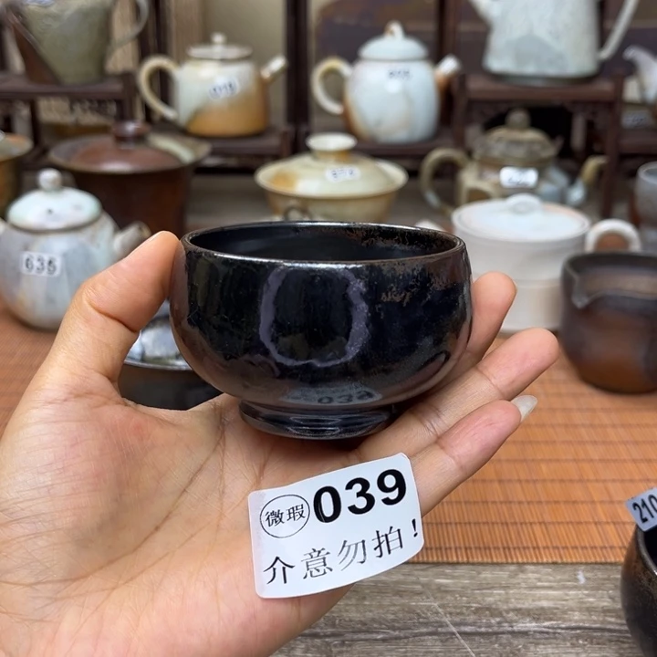 华***影裸柴烧手工陶瓷茶器