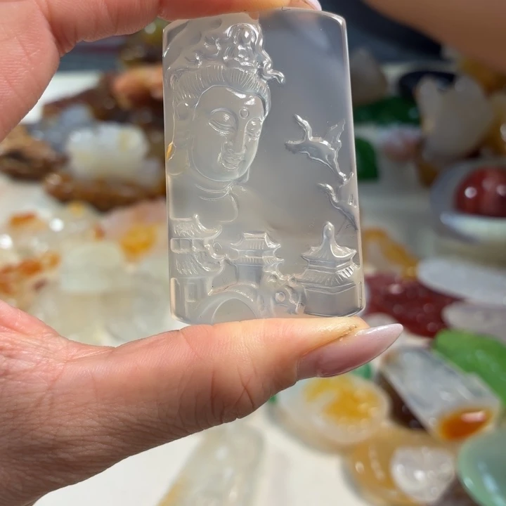 未镶嵌吊坠(不含链)玛瑙/玉髓