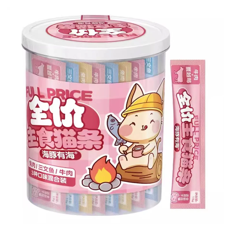 【福袋专享】海豚有海猫条桶450g一桶