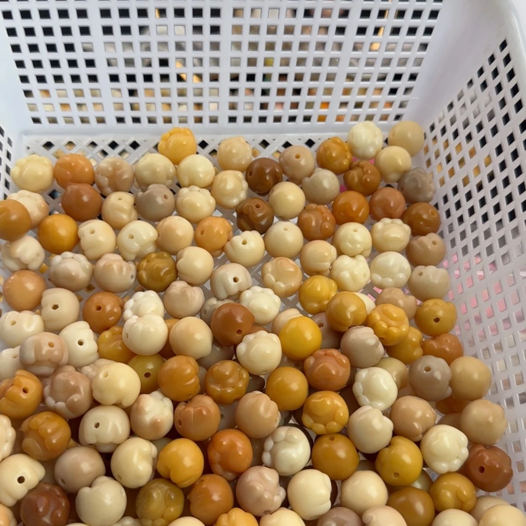 菩提根/象牙果吊坠铭****2卡17.5干磨爱心猫爪184颗