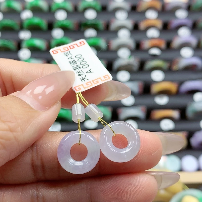 【闪购商品】翡翠戒指未镶嵌甜甜圈