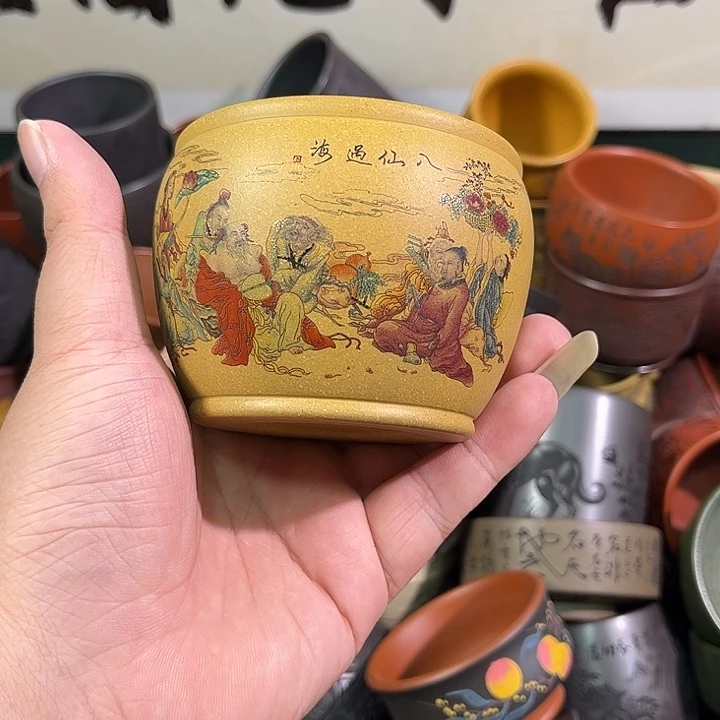 茶杯紫砂全手工紫砂主人杯