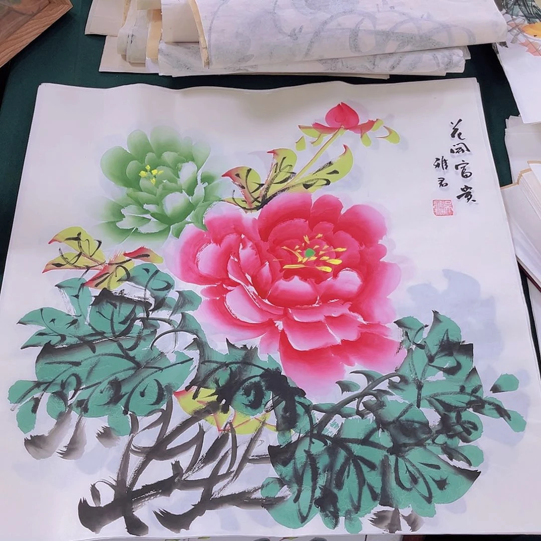 国画宣纸国画纯手绘作品