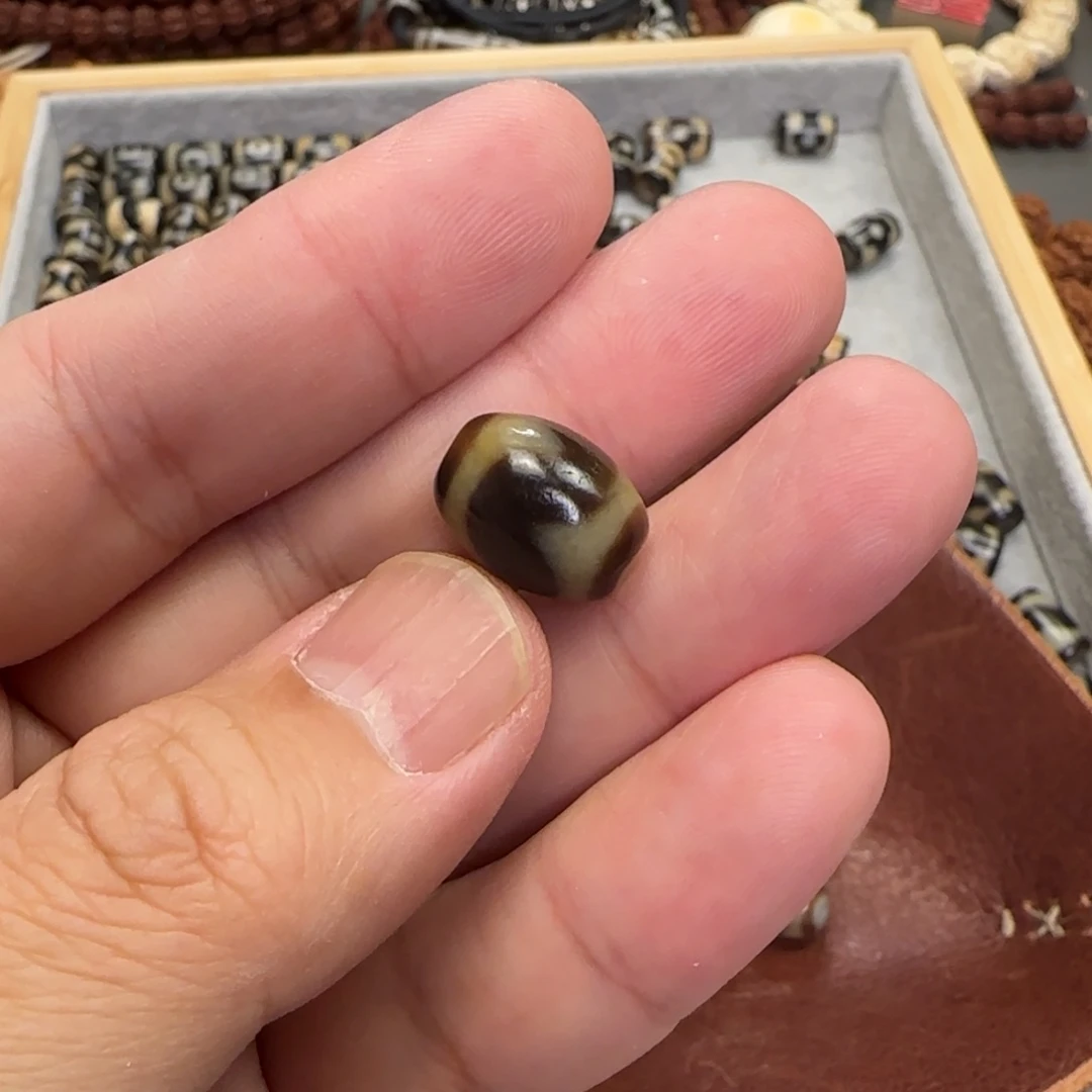 白玉菩提把件木*、尺寸16×12mm
