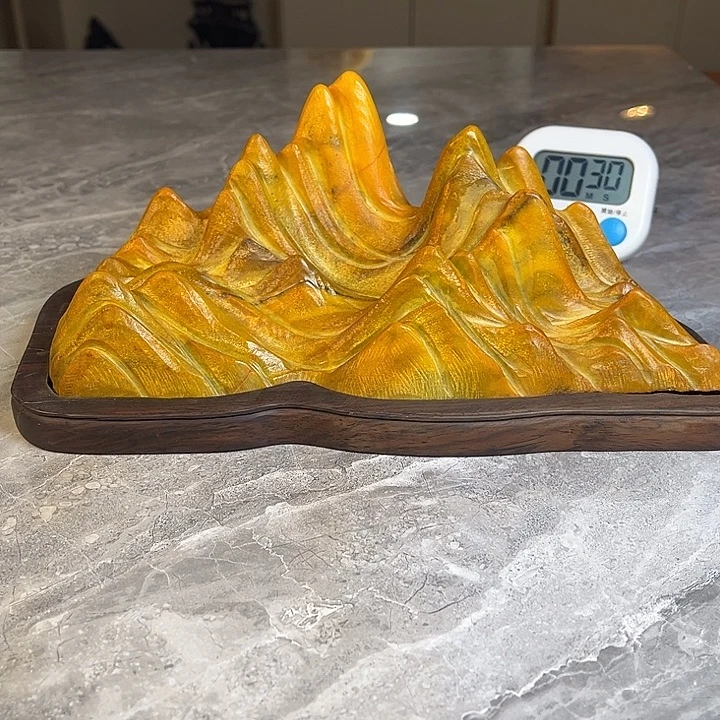 抖***符奇石茶宠鱼缸文房摆件