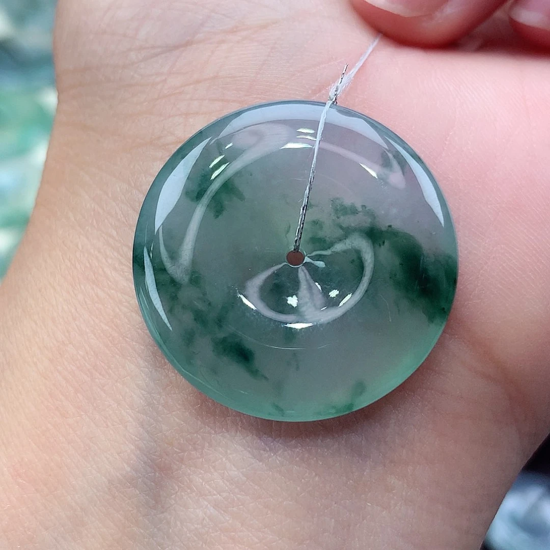 颈饰未镶嵌翡翠编号45尺寸27.5-5.7