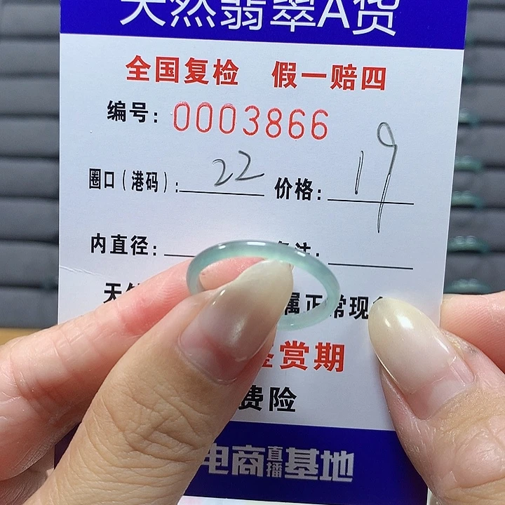 翡翠未镶嵌戒圈dw3866