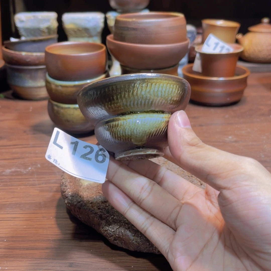 纯手工制作柴烧纯手工制作柴烧杯126