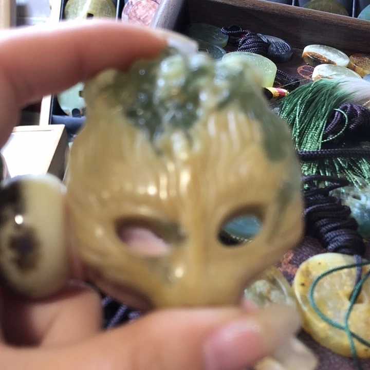 岫玉未镶嵌岫玉挂件